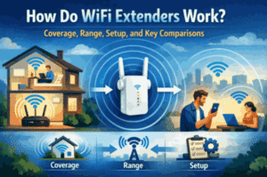 How Do WiFi Extenders Work? Coverage, Range, Setup, and Key Comparisons
