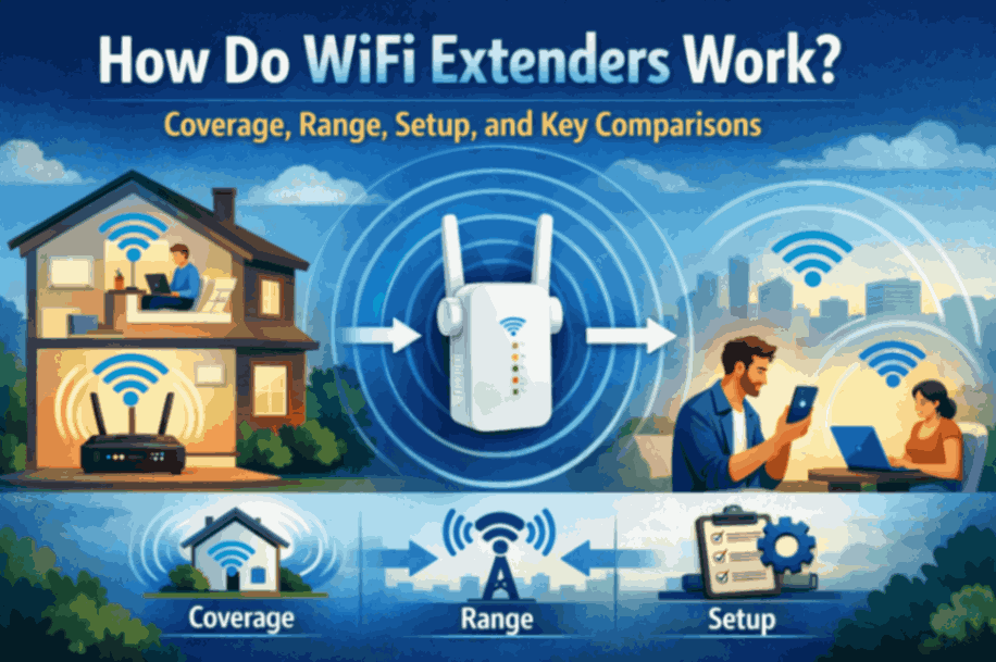 how to wifi extenders work , howtotechie