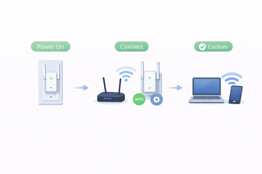 how to connect wifi extender step by step overview